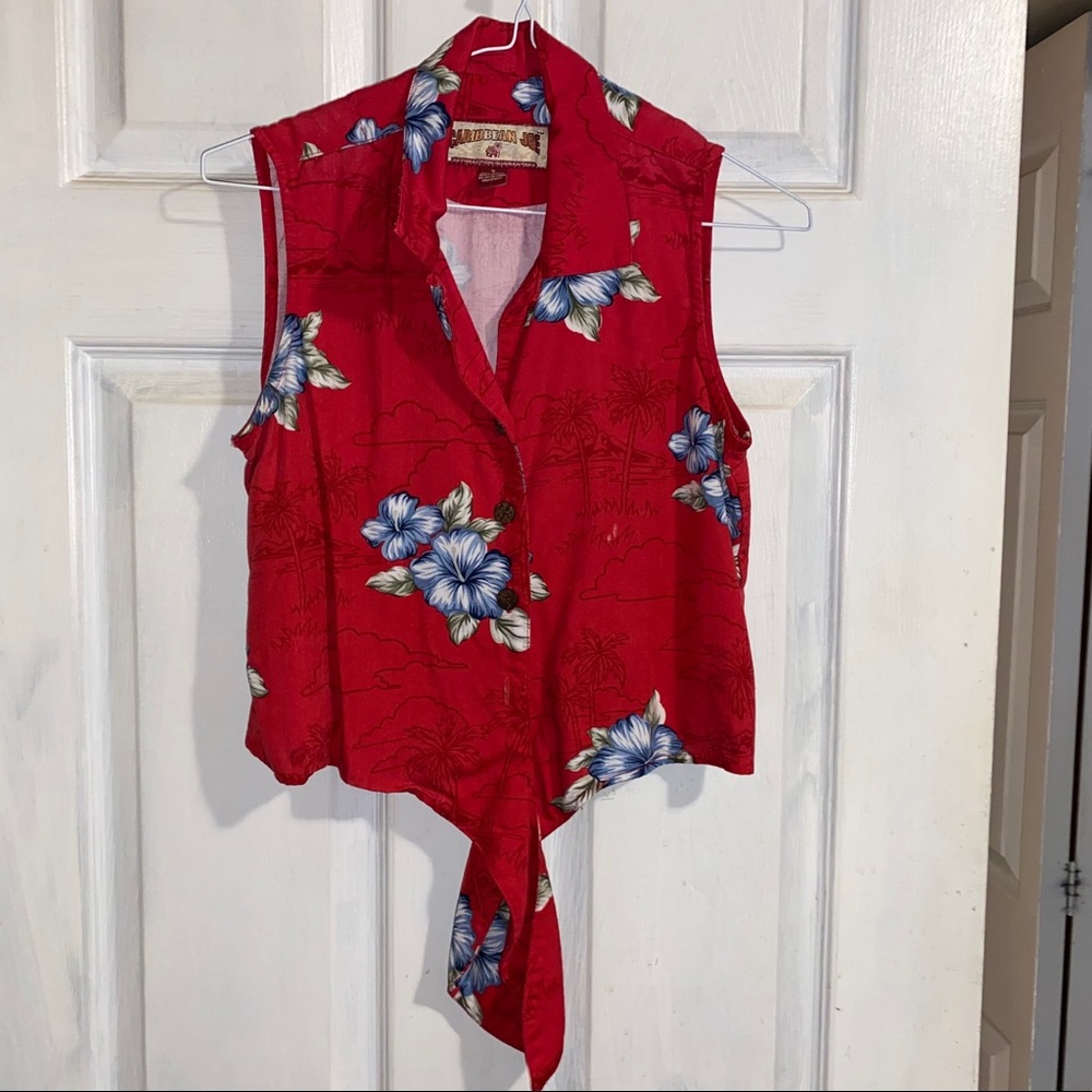 2/$15 SALE Caribbean Joe Vintage Button Up